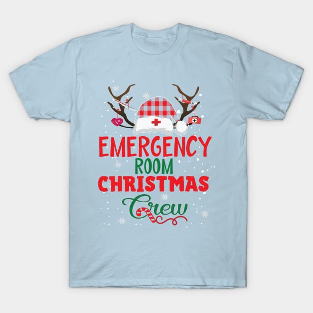 Emergency room christmas crew er nurse gift T-Shirt by DODG99